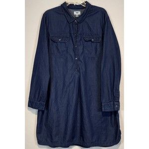 Old Navy Chambray Jean Sheath Dress Size XXL